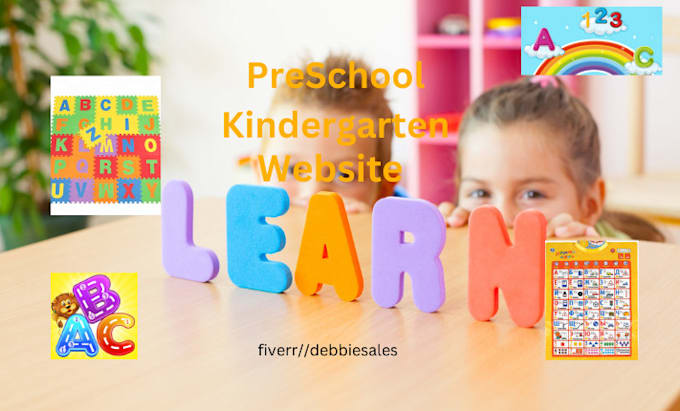 Gig Preview - Build kindergarten website, preschool, childcare, school website