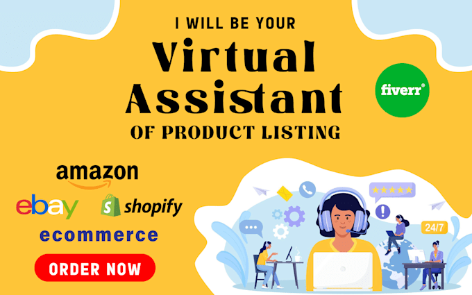 Gig Preview - Be virtual assistant product listing on amazon, ebay, shopify and ecommerce