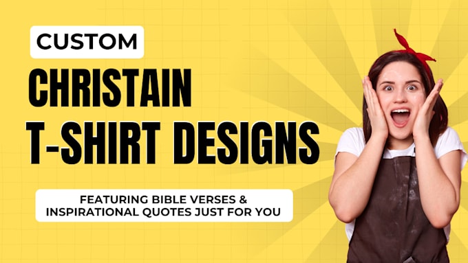 Bestseller - create aesthetic christian t shirt and bible verse designs just for you