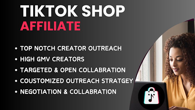 Gig Preview - Setup tiktok shop and manage tiktok shop affiliate marketing