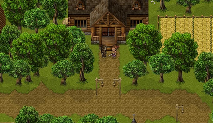 Gig Preview - Develop your video game in rpg maker, mv or mz game