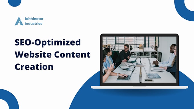 Gig Preview - Create high quality, SEO optimized content for your website