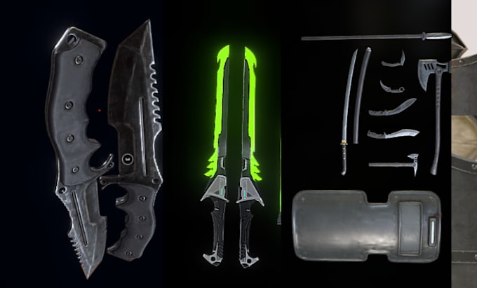 Bestseller - create roblox melee weapon models and swords, axe, and scripting