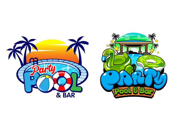 Gig Preview - Design a professional party pool logo