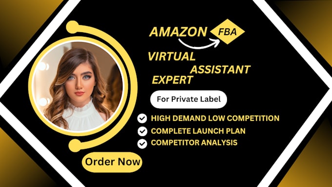 Gig Preview - Be your professional amazon fba virtual assistant VA SEO PPC account manager