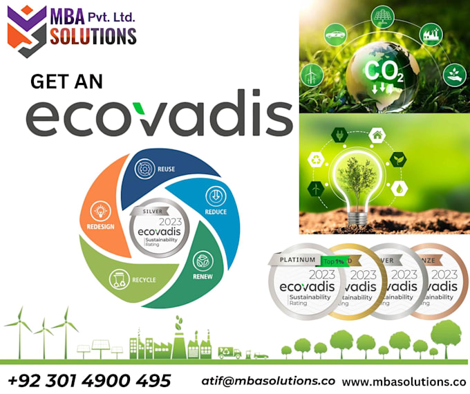 Gig Preview - Do ecovadis for environmentally conscious projects