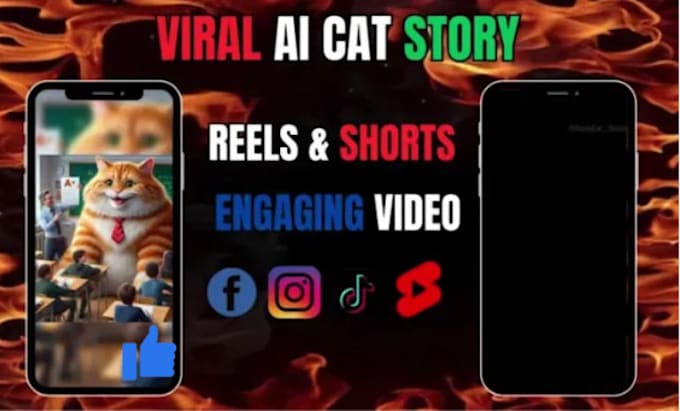 Gig Preview - Create stunning ai cat videos and purr fects ai cat stories