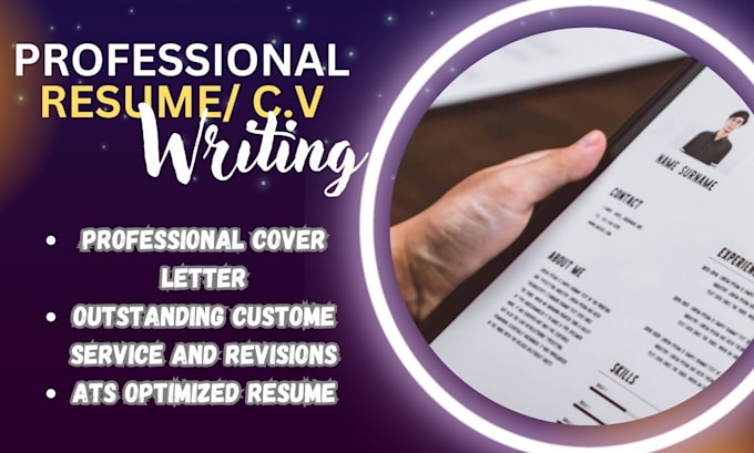 Gig Preview - Write and design a professional resume, cv and cover letter