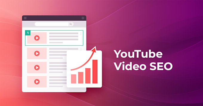 Gig Preview - Be your youtube video SEO expert and channel manager