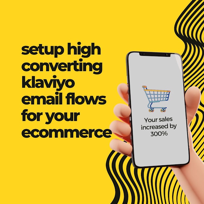 Gig Preview - Setup high converting klaviyo email flows for your ecommerce