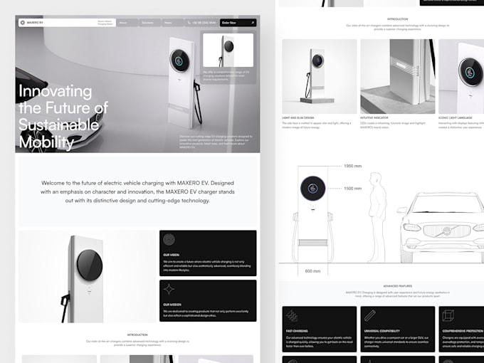 Gig Preview - Develop custom ev charging website, station finder website and charging app