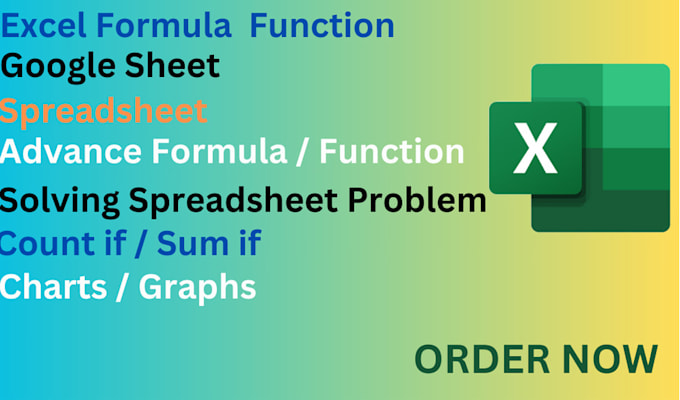 Gig Preview - Create professional excel and google sheets and templates