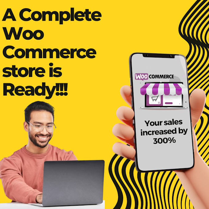 Gig Preview - Make a woo commerce store for you at low cost with elementor e commerce