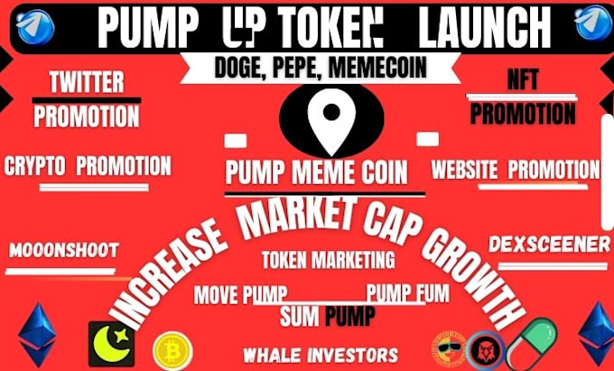 Bestseller - hype pump token launch, promote crypto, forex, memecoin, ico, telegram community