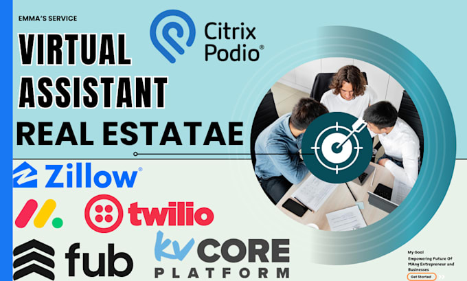 Gig Preview - Be your virtual assistant for follow up boss real estate CRM kvcore wise agent