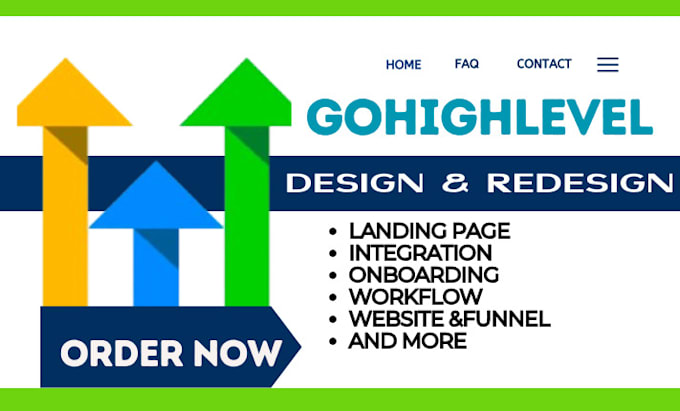 Gig Preview - Gohighlevel sales funnel gohighlevel landing page gohighlevel website design