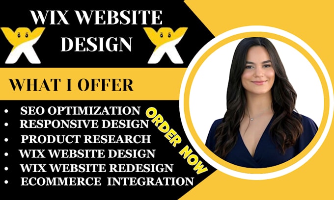 Gig Preview - Create responsive wix dropshipping store wix website design wix website redesign