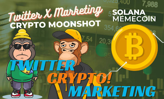 Gig Preview - Do crypto twitter x marketing to pump fun solana memecion project, moonshot coin