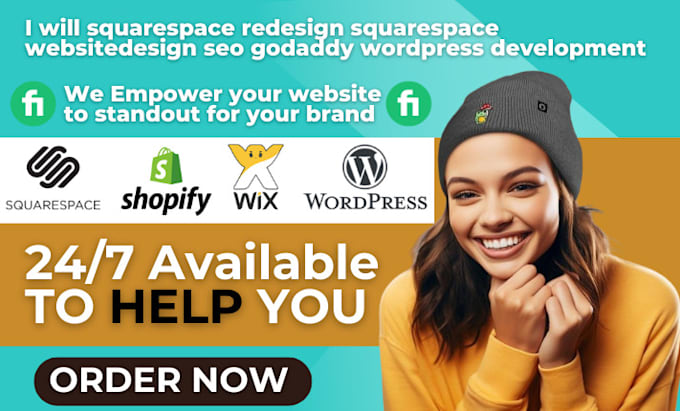 Gig Preview - Squarespace redesign squarespace websitedesign seo godaddy wordpress development