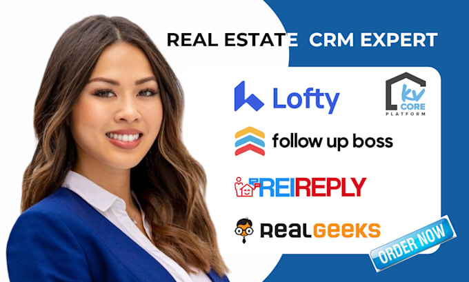 Gig Preview - Setup and manage real estate CRM, lofty, kvcore, follow up boss idx website