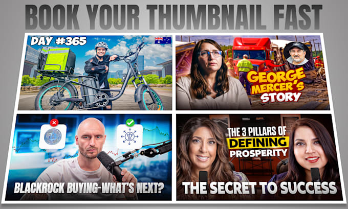 Bestseller - design your high clickbait youtube thumbnails