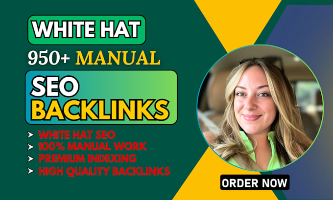 Gig Preview - White hat seo backlinks dofollow high quality authority link building