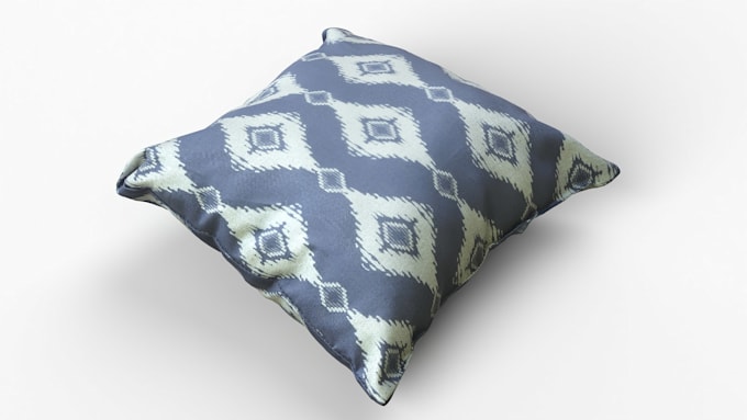 Gig Preview - Do realistic 3d pillow design, textile, cushion, blanket, fabric and mattress