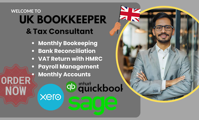 Gig Preview - Do monthly bookkeeping on quickbooks, xero or sage