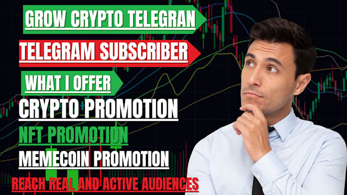 Gig Preview - Promote telegram group and channel, telegram promotion, active user