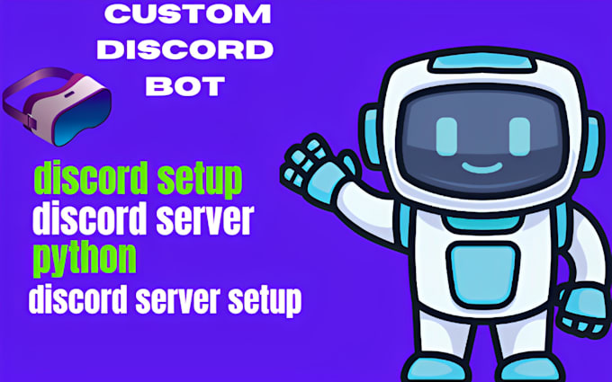 Gig Preview - Custom discord bot discord servers discord moderation discord mod for you