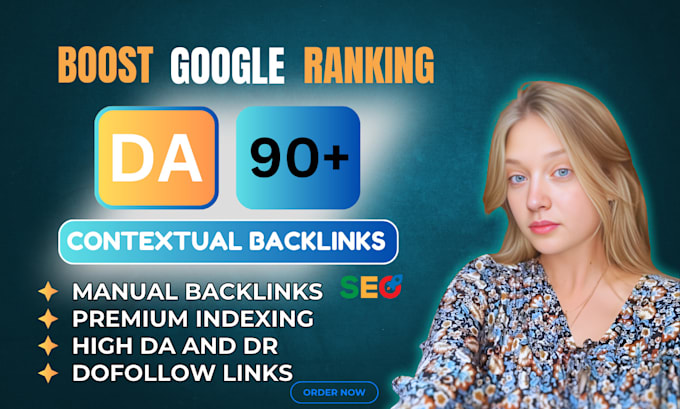 Gig Preview - Create da 90 high quality dofollow SEO backlinks high da authority link building