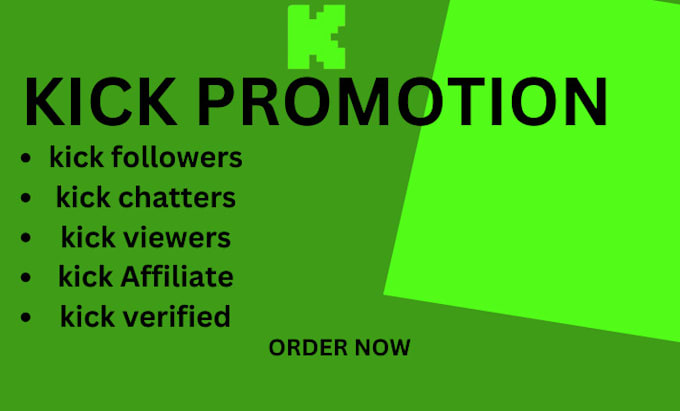 Bestseller - do organic kick promotion, kick channel, kick followers