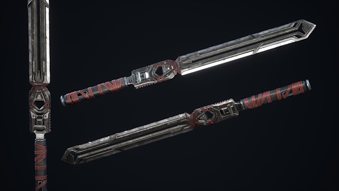 Bestseller - do 3d modeling, game ready assets, props, weapons