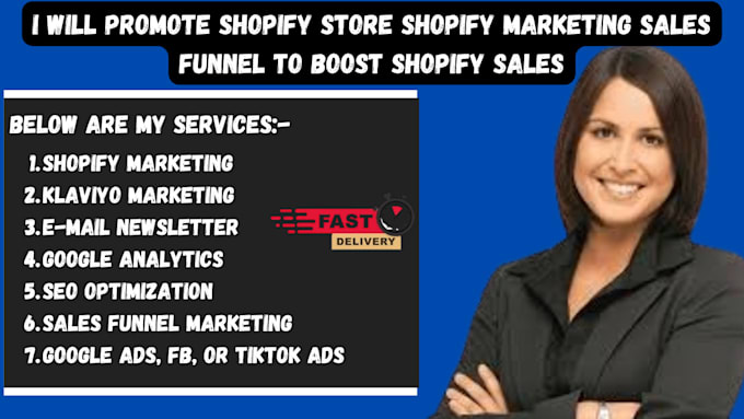 Bestseller - promote shopify store shopify marketing sales funnel to boost shopify sale