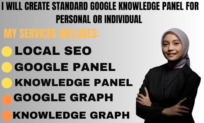 Bestseller - create standard and verified google knowledge panel for personal or individual