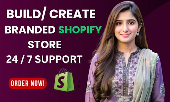 Bestseller - create branded shopify store, dropshipping store, shopify website,