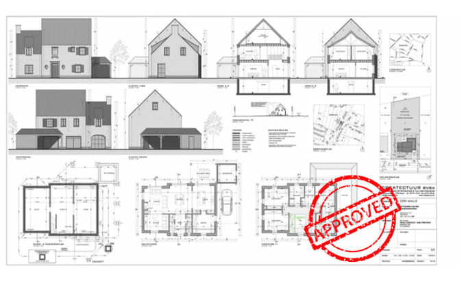 Gig Preview - Draft architectural blueprints and construction drawings permit drawing