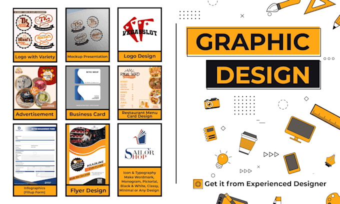 Gig Preview - Create graphics design like logo, banner, flyer, cards etc