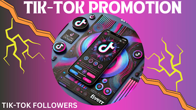 Gig Preview - Grow your tiktok followers with organic tiktok promotion