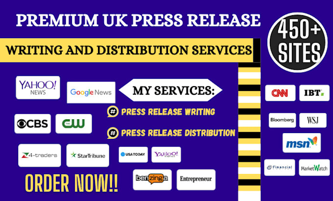 Gig Preview - Write uk press release, uk press release distribution, press release submission