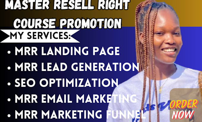 Gig Preview - Boost your master resell rights course, with email marketing for passive income