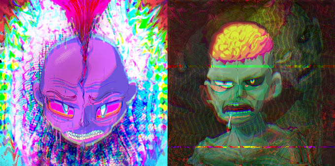 Gig Preview - Make glitchy illustrations and animations