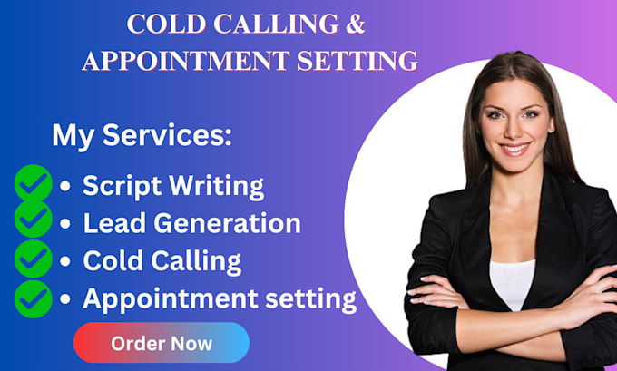 Gig Preview - Do telemarketing, cold calling and appointment setting