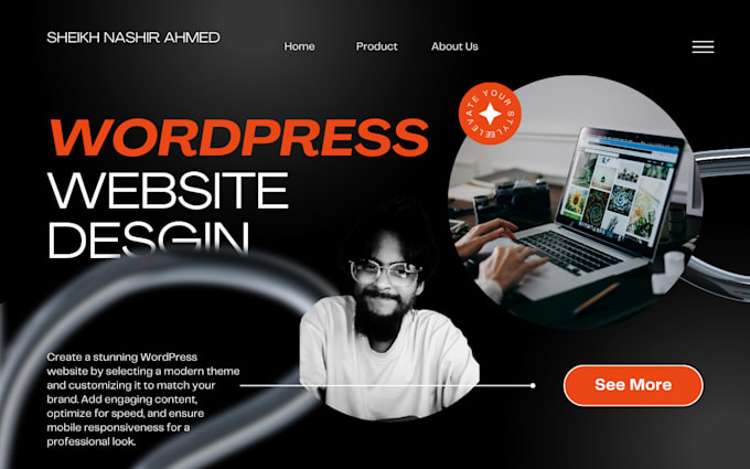 Gig Preview - Build responsive wordpress website design or redesign