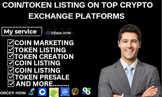 Gig Preview - Do ico listing, coin listing, token listing on coinmarketcap top crypto exchange