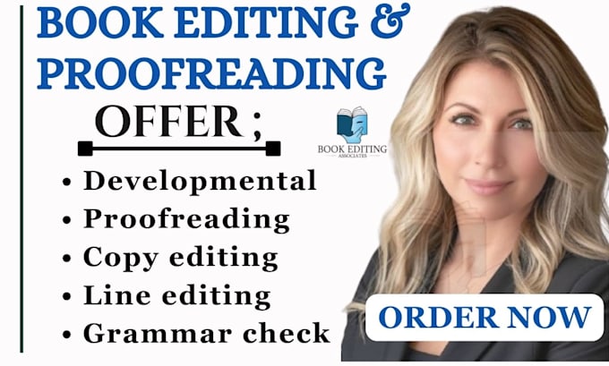 Gig Preview - Provide professional developmental book editing and proofread your manuscript