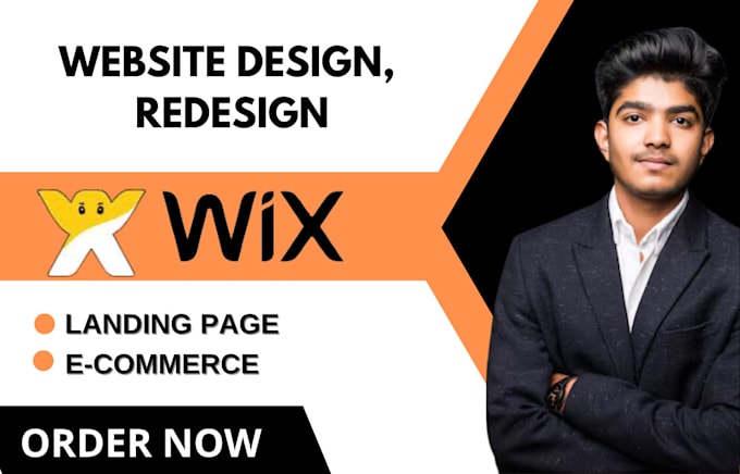 Gig Preview - Create wix landing page website design, redesign or ecommerce website