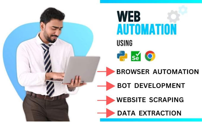 Gig Preview - Create custom web scraping bot, automate website, python bot, data scraping