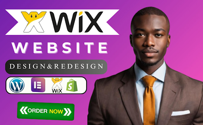 Gig Preview - Build wix website design wordpress website landing page   revamp shopify store