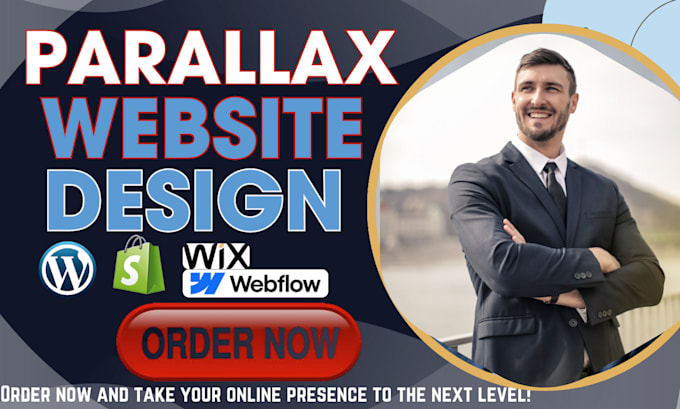 Gig Preview - Design shopify website wordpress parallax website editor wix studio revamp wix